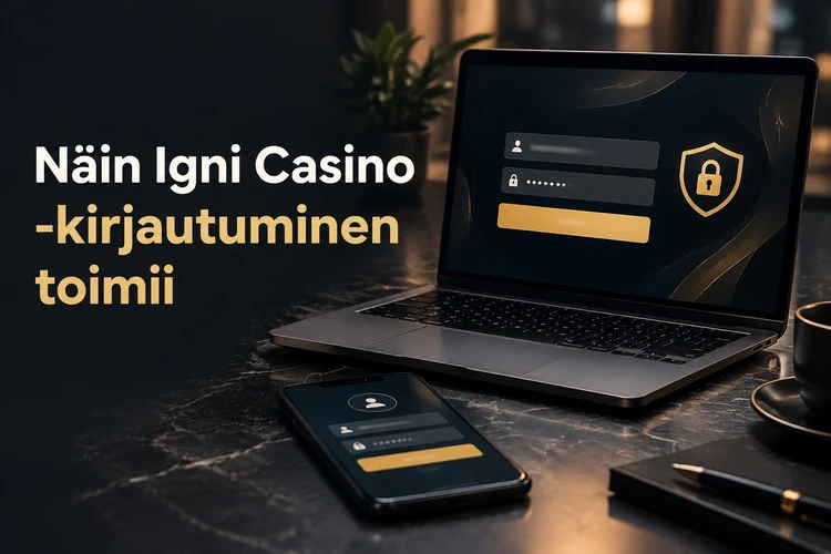 Näin Igni Casino -kirjautuminen toimii