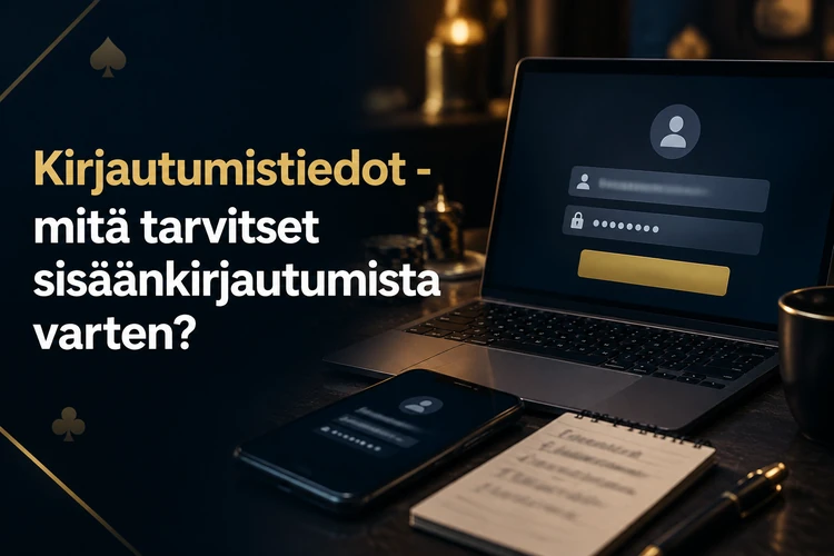 Kirjautumistiedot - mitä tarvitset sisäänkirjautumista varten?